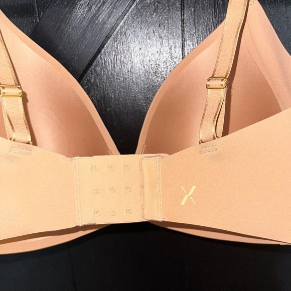 knix WingWoman Countour Wireless Warm Sand Supportive Bra 6+ (34DDD, 32F, 34F) - Picture 7 of 12